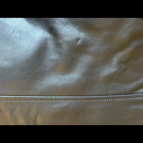 G BY GIULIANA MOTO FAUX LEATHER JACKET black - Picture 10 of 14